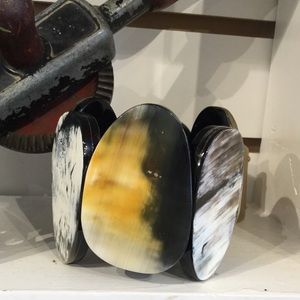 Natural Horn Statement cuff